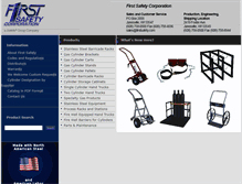 Tablet Screenshot of firstsafety.com